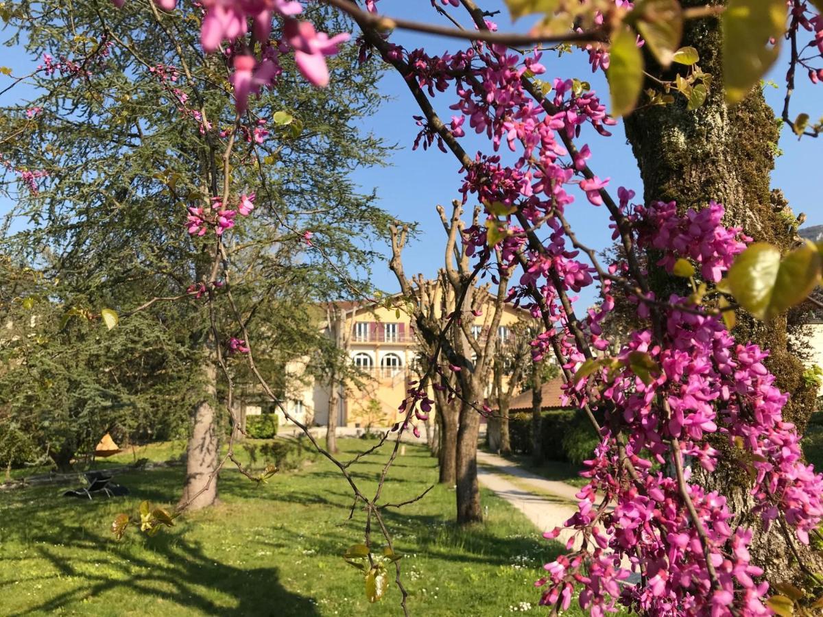 Logis Hotel Restaurant Le Castel Fleuri Saint-Jean-en-Royans Dış mekan fotoğraf