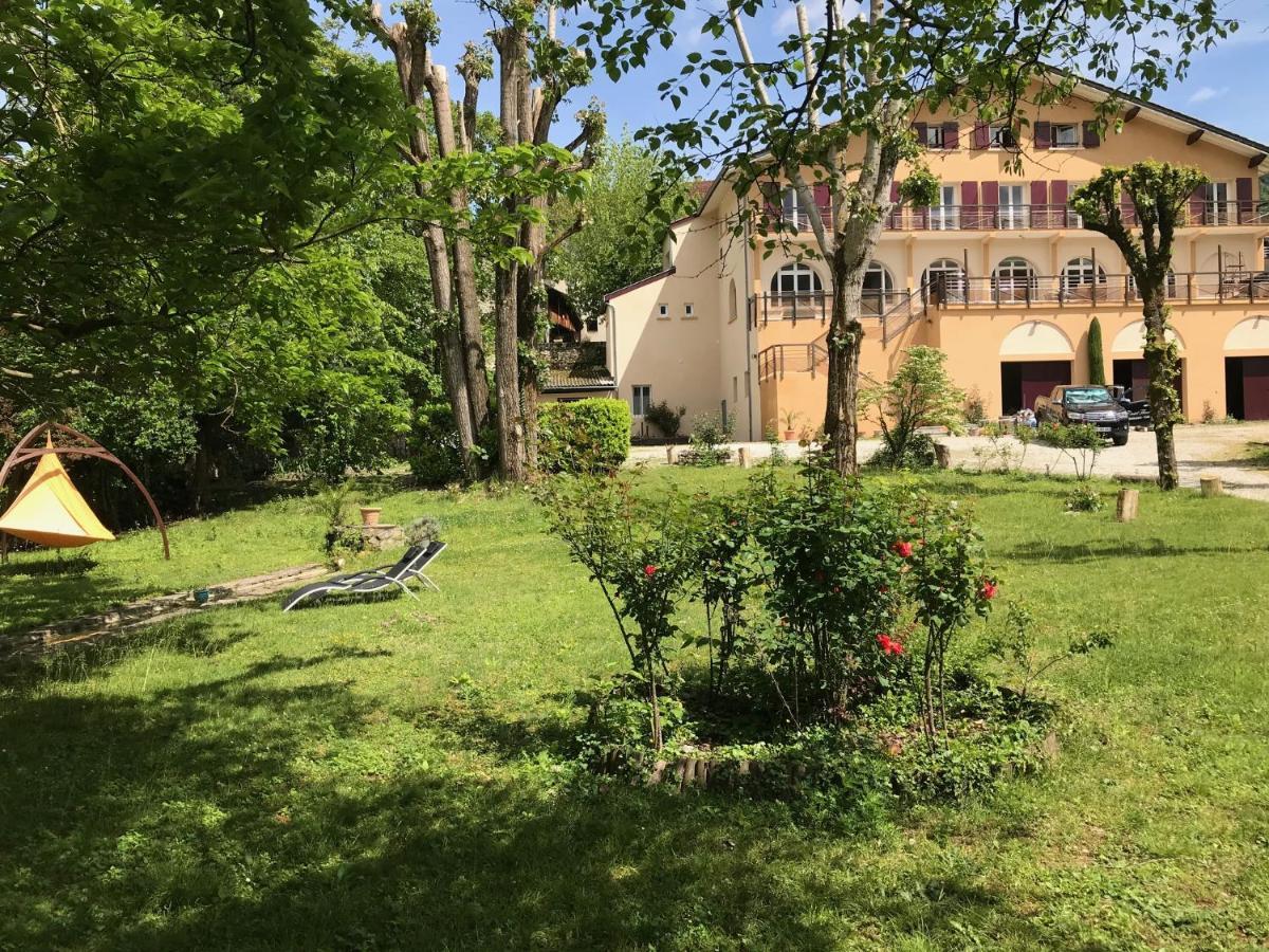 Logis Hotel Restaurant Le Castel Fleuri Saint-Jean-en-Royans Dış mekan fotoğraf